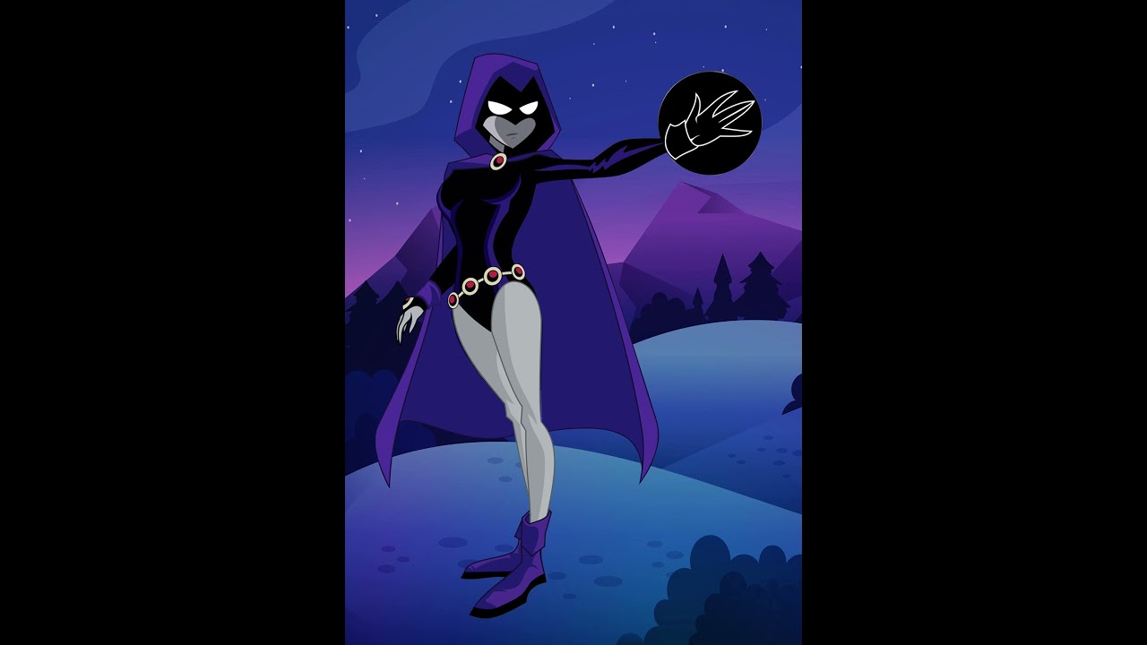 Teen Titans - Raven / IDLE ANIMATION