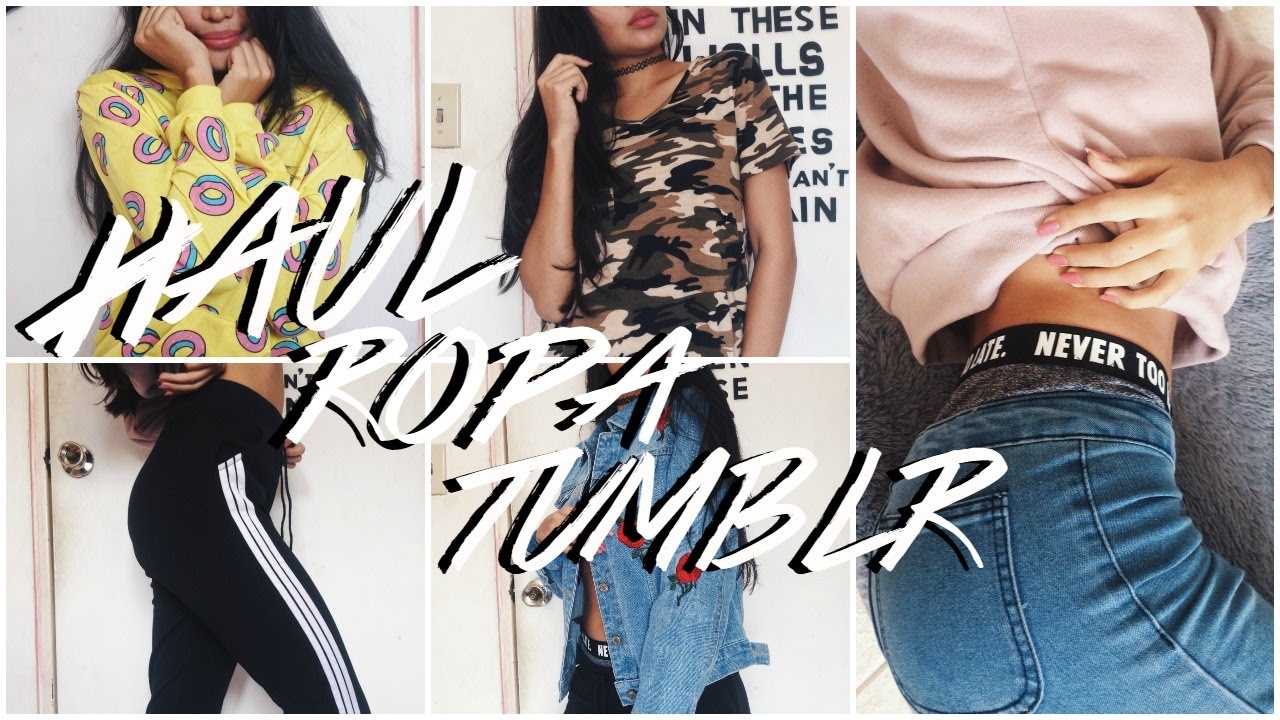 ¡HAUL DE ROPA TUMBLR SUPER BARATA! Shein, Romwe, Rosegal |Andrea Maldonado