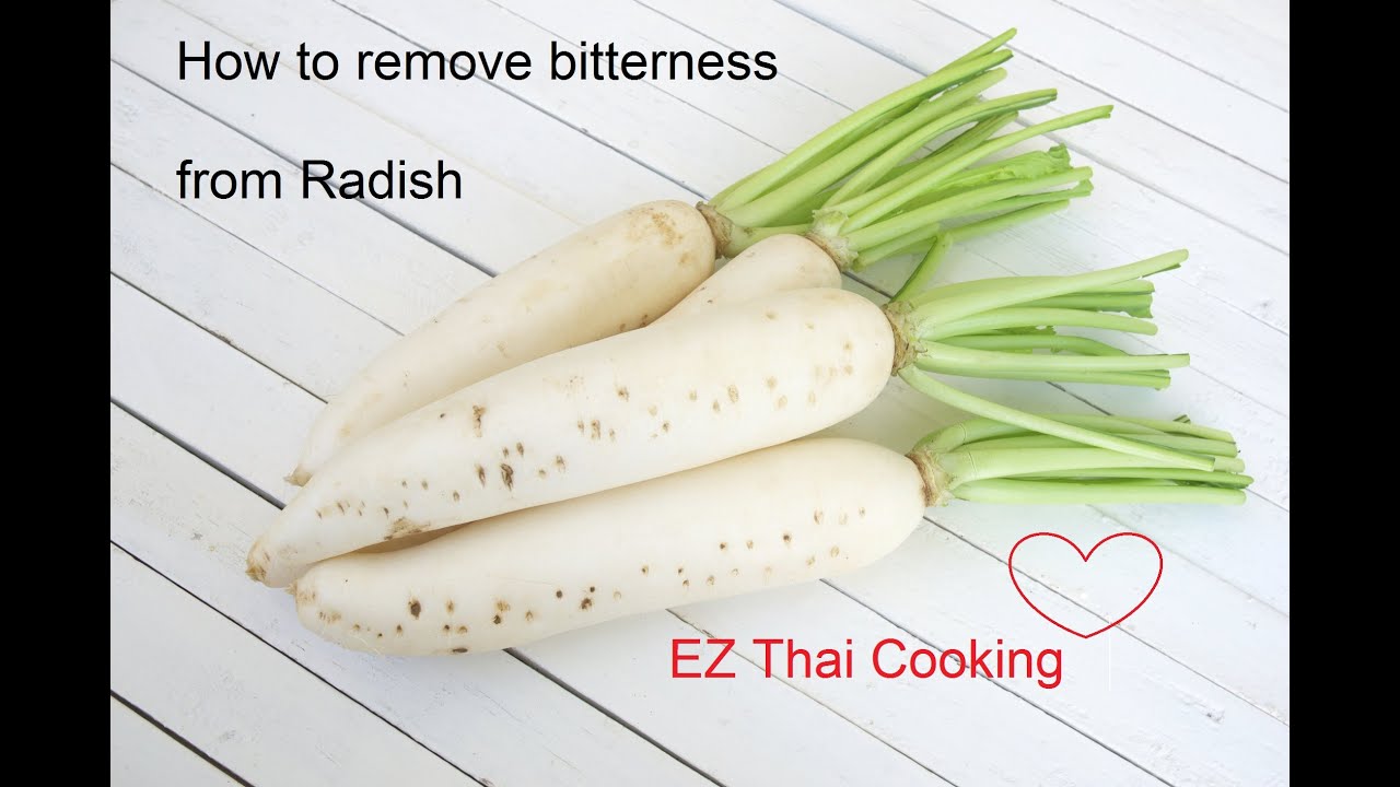Easy trick!!! How to remove bitterness from radish