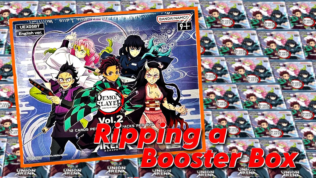 Opening a FULL BOOSTER BOX of Union Arena: Demon Slayer Vol.2!!! (Second Video)