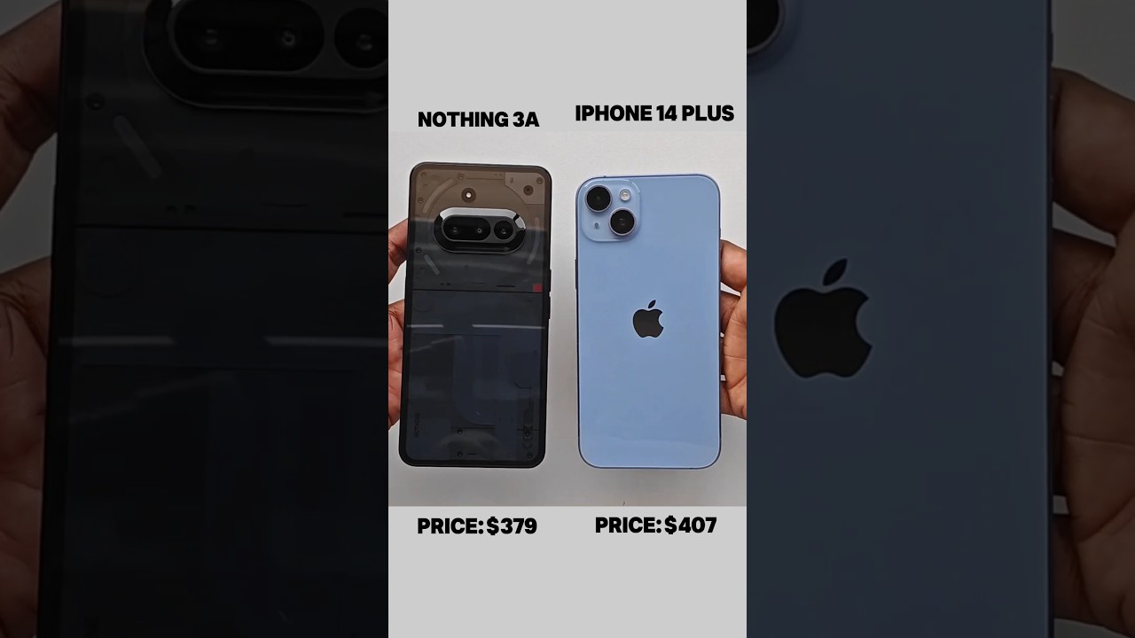 Nothing Phone 3a vs iPhone 14 Plus &ndash; Ultimate App speed up