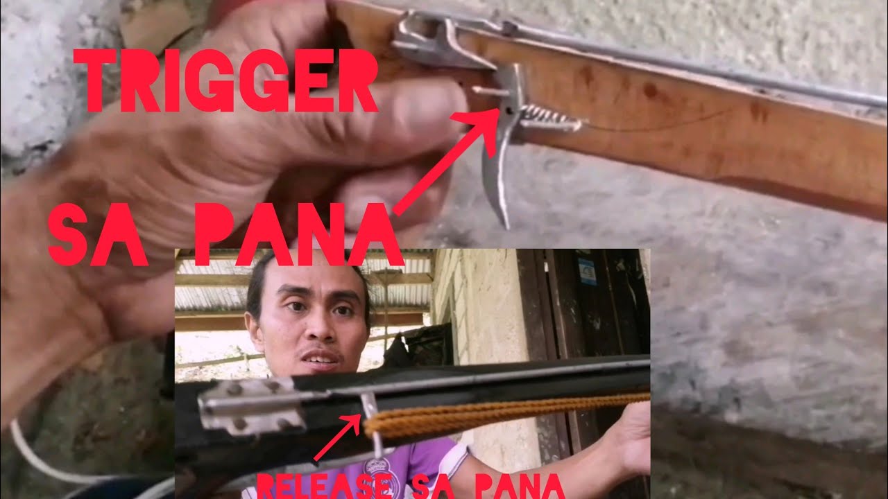 Step by step kung paano gumawa ng trigger  at release sa pana...