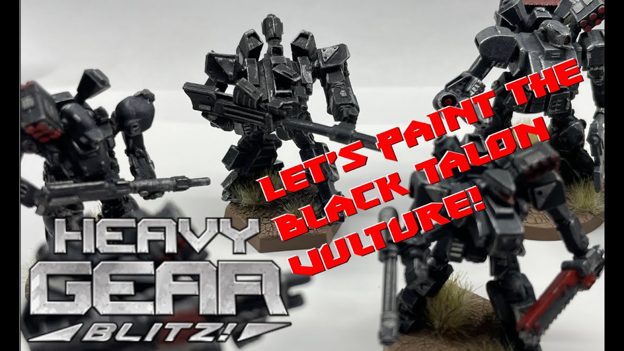 Heavy Gear Blitz - Let's Paint the Black Talon Vulture