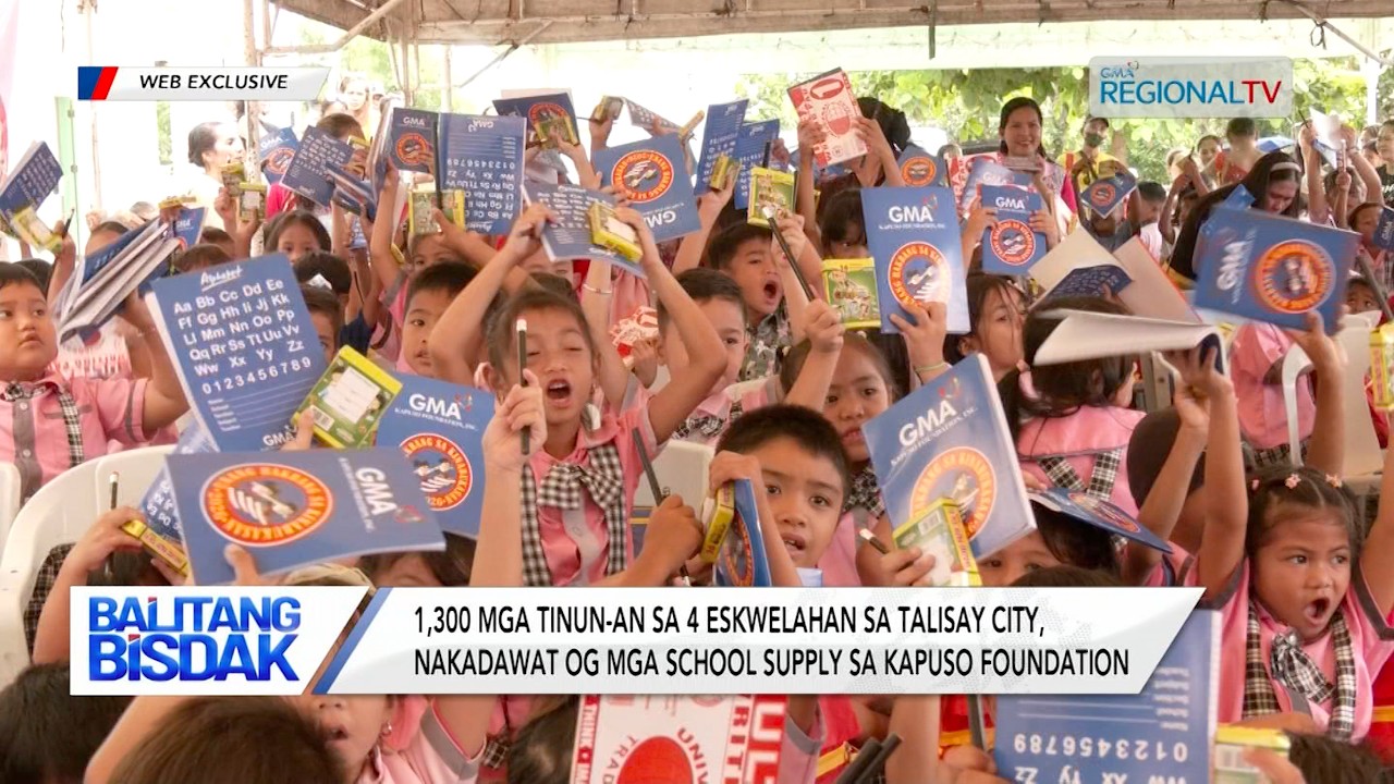 1,300 Students sa 4 Schools sa Talisay City, Nakadawat og mga School Supply | Balitang Bisdak