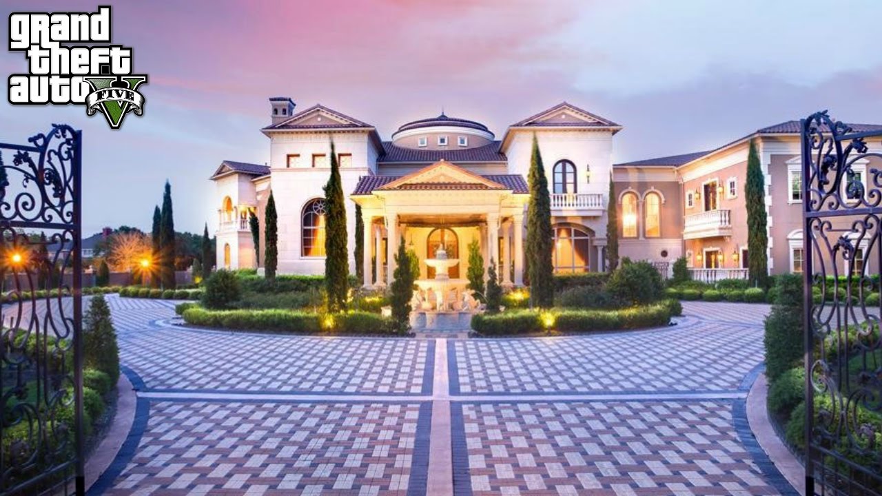 GTA 5 REAL LIFE MOD #188  MANSION LAND SHOPPING