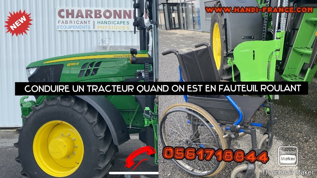 Tracteur pour personne a mobilité réduite JOHN DEERE 2021