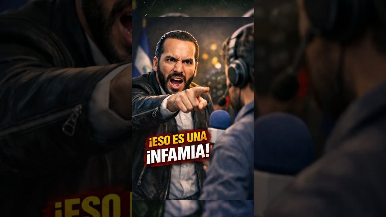 🔥 &iexcl;Bukele explota ante periodista! &ldquo;&iexcl;ESO ES UNA INFAMIA!&rdquo; 😱