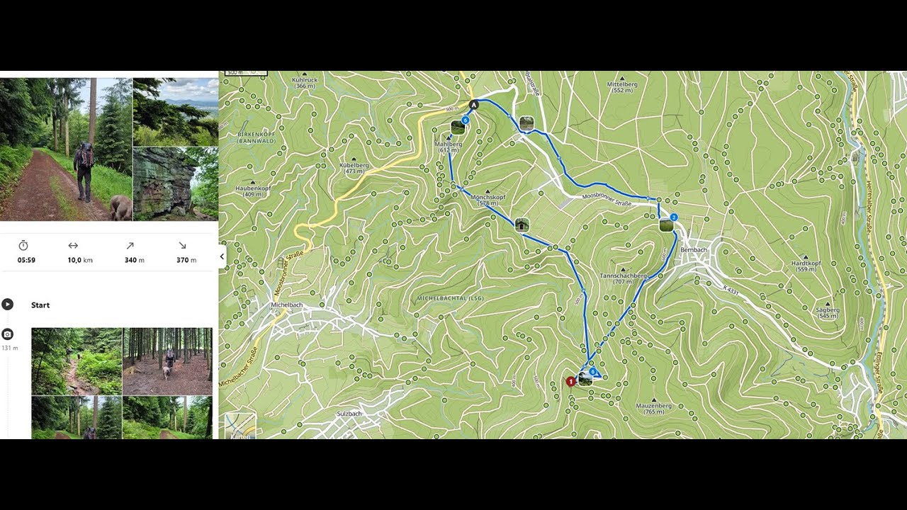 Wandern im Nordschwarzwald zum Bernsteinfelsen