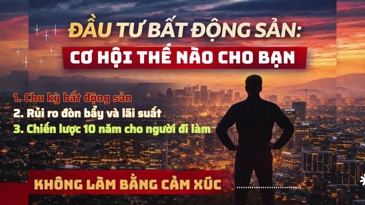 ĐẦU TƯ BẤT ĐỘNG SẢN - KHI NÀO BẠN NÊN MUA BẤT ĐỘNG SẢN?