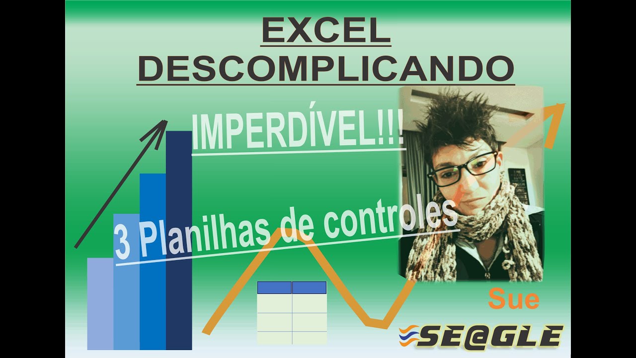Excel (9) Descomplicando - IMPERDÍVEL - 3 planilhas no excel para controles de diferentes modelos.