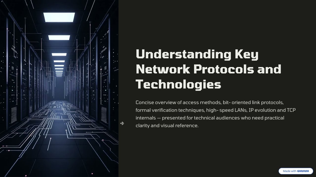 Network Protocols & Technologies – Full Concept Breakdown