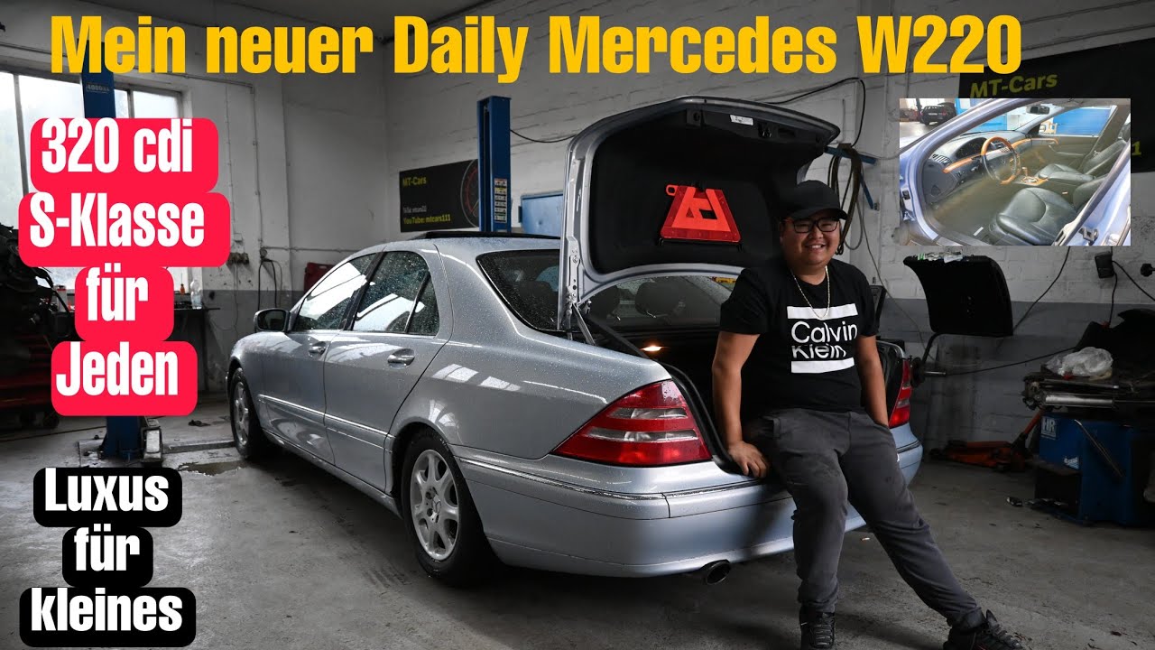 S-klasse für unter 2000 Euro? Luxus für kleines.Was kann der noch ?Probefahrt. W220 Rost ! 320 cdi🔥
