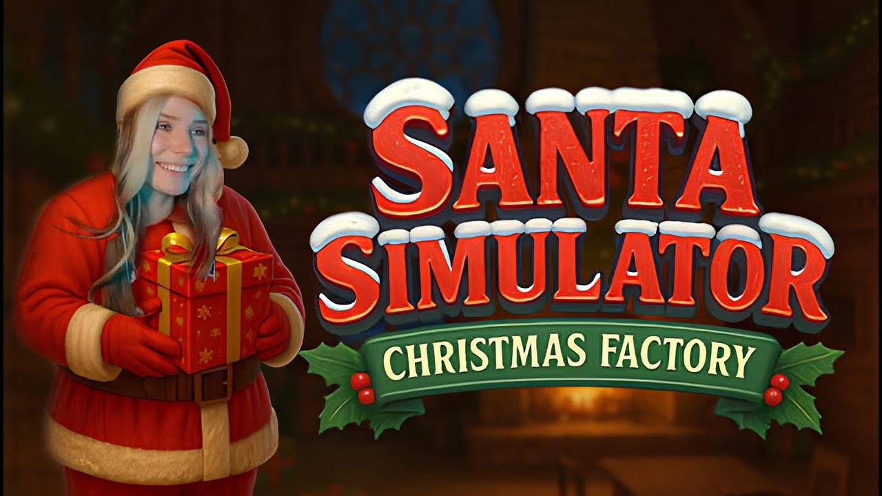 ДАРИМ ПОДАРКИ! ♥ Santa Simulator : Christmas Factory ♥ Кусочек стрима