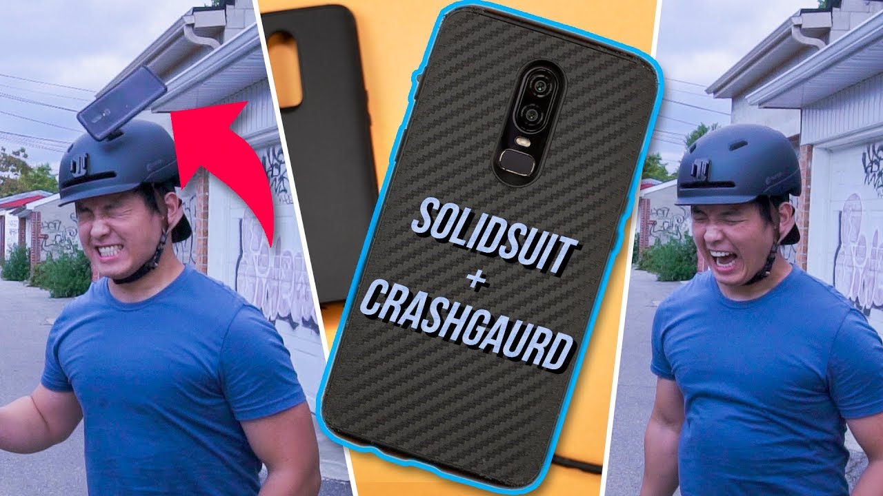 The BEST OnePlus 6 Cases! - RhinoShield SolidSuit and CrashGuard Case for OnePlus 6 - Review