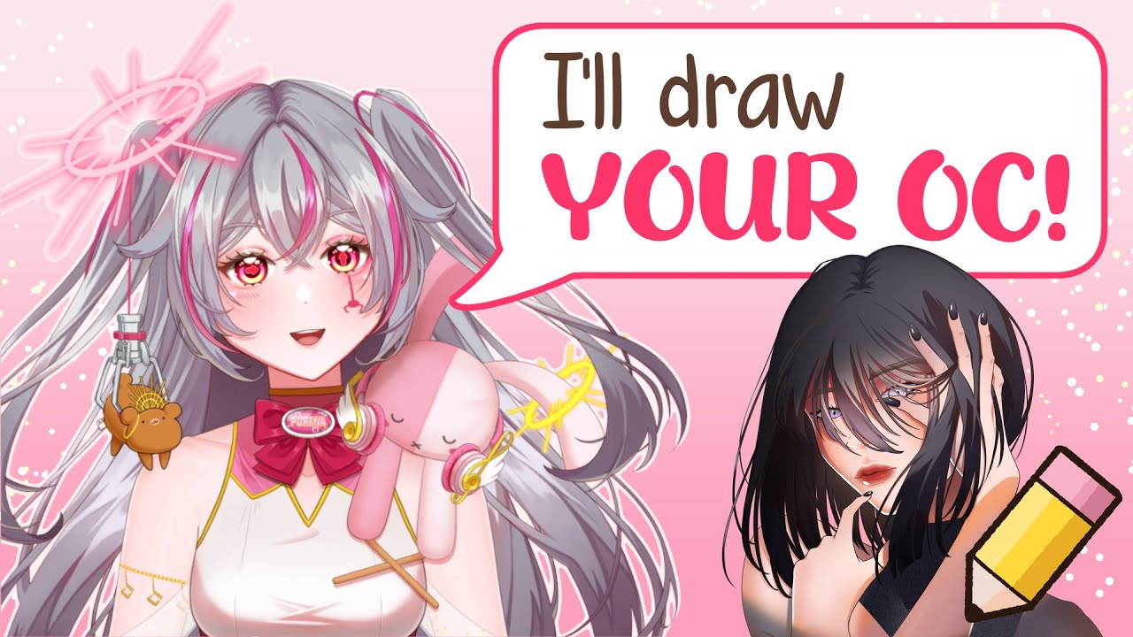 Drawing YOUR OCs!【VtuberEn Art Stream】#shortsfeed