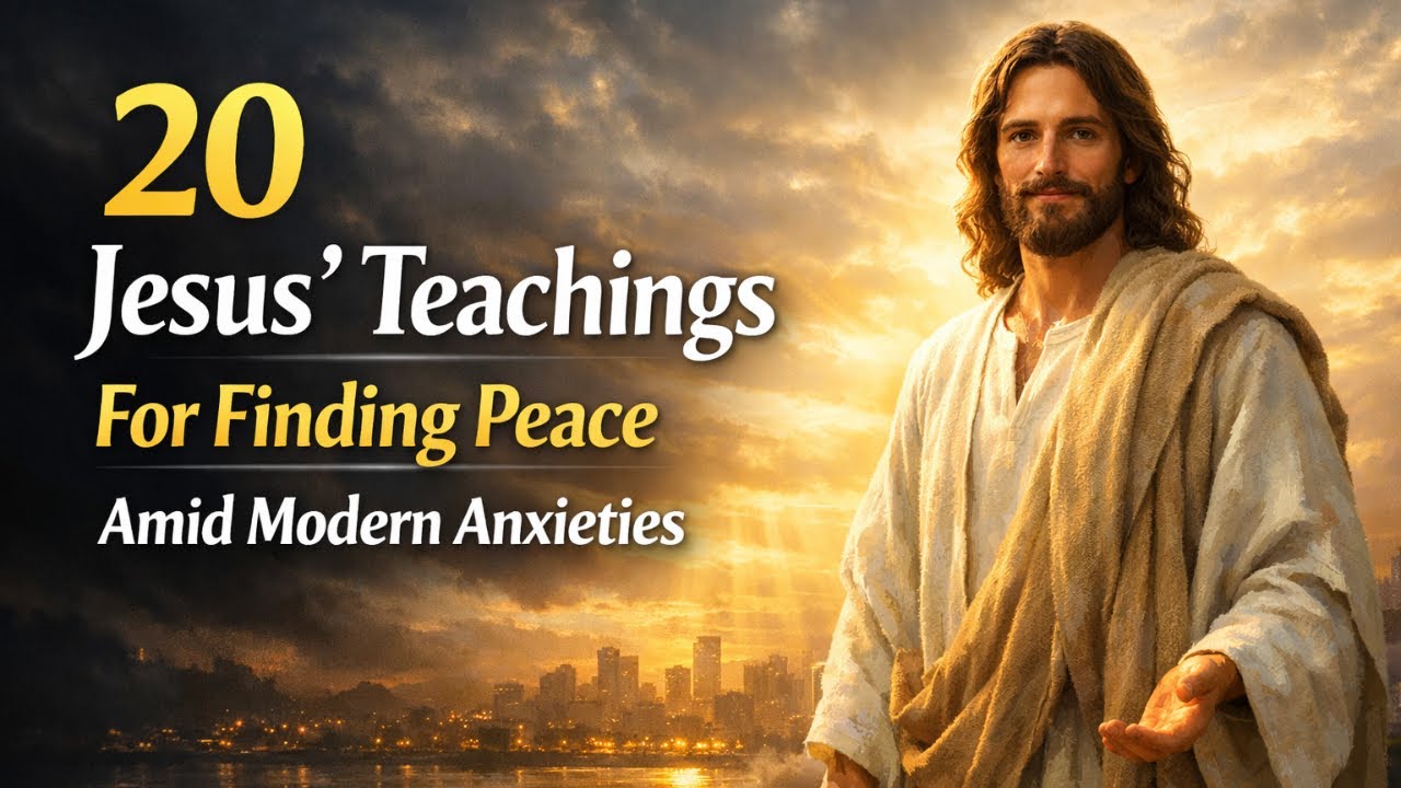 20 of Jesus’ Teachings for Finding Peace Amid Modern Anxieties