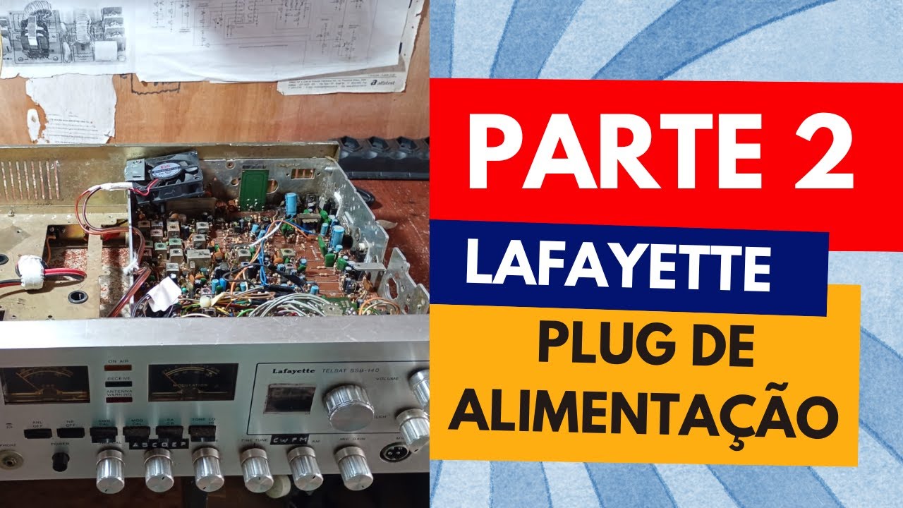 463 - Lafayette SSB-140: Plug de alimentação do RP80