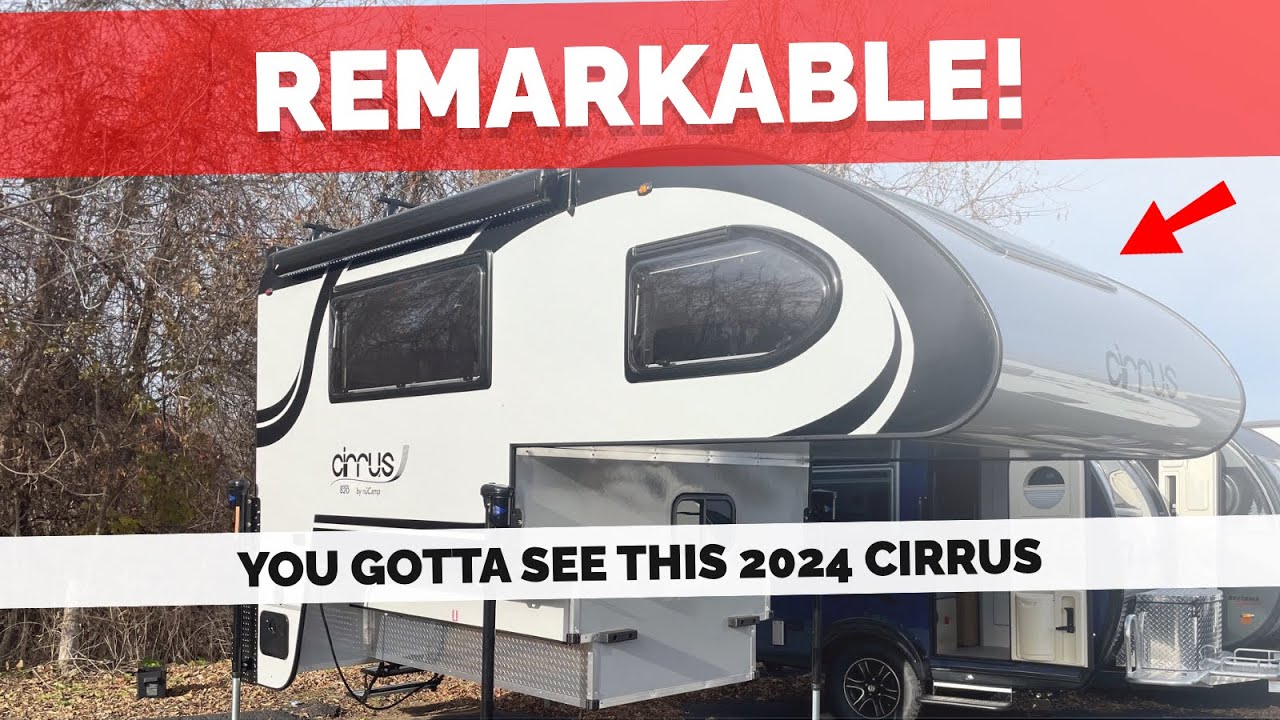 Revolutionizing Adventure: Explore the All-New 2024 nuCamp Cirrus 820 Truck Camper Thrills!