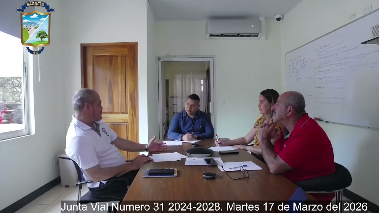 Junta Vial Numero 31 2024-2028. Martes 17 de Marzo del 2026