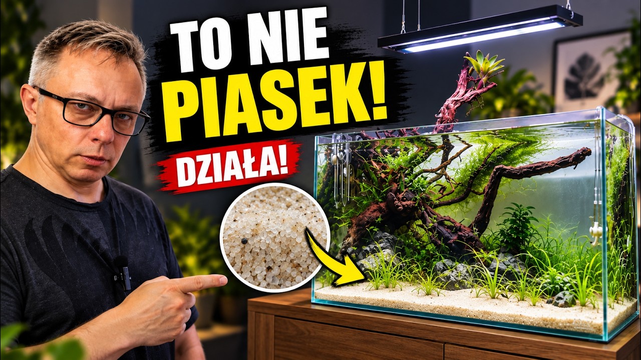 Akwarium roślinne z filtracją podżwirową. Problem był gdzie indziej
