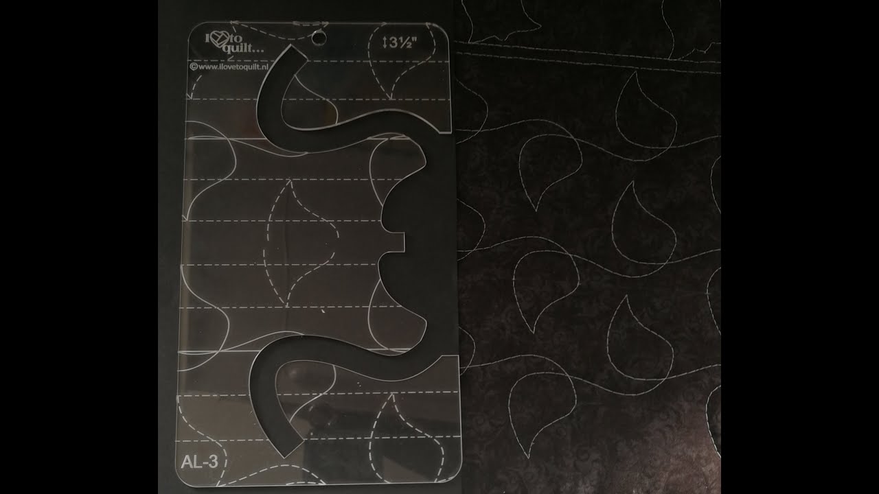 Quilting With Rulers: Blaadjes all over AL-3