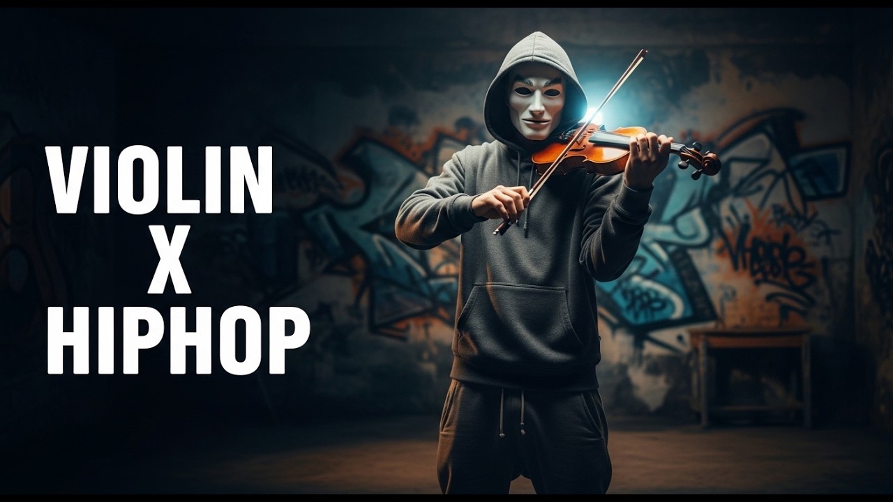 【Violin x Hip Hop Playlist】Velvet Shadows Move – Cinematic Violin 808 Through Dark Gallery Space