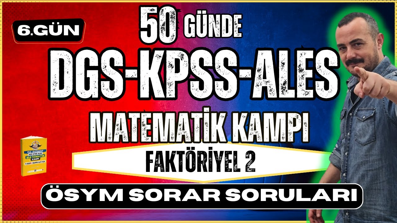 ÖSYM SORAR SORULARI | KPSS-DGS-ALES Matematik Konu Anlatımı | 50 Günde KPSS-DGS-ALES Matematik Kampı