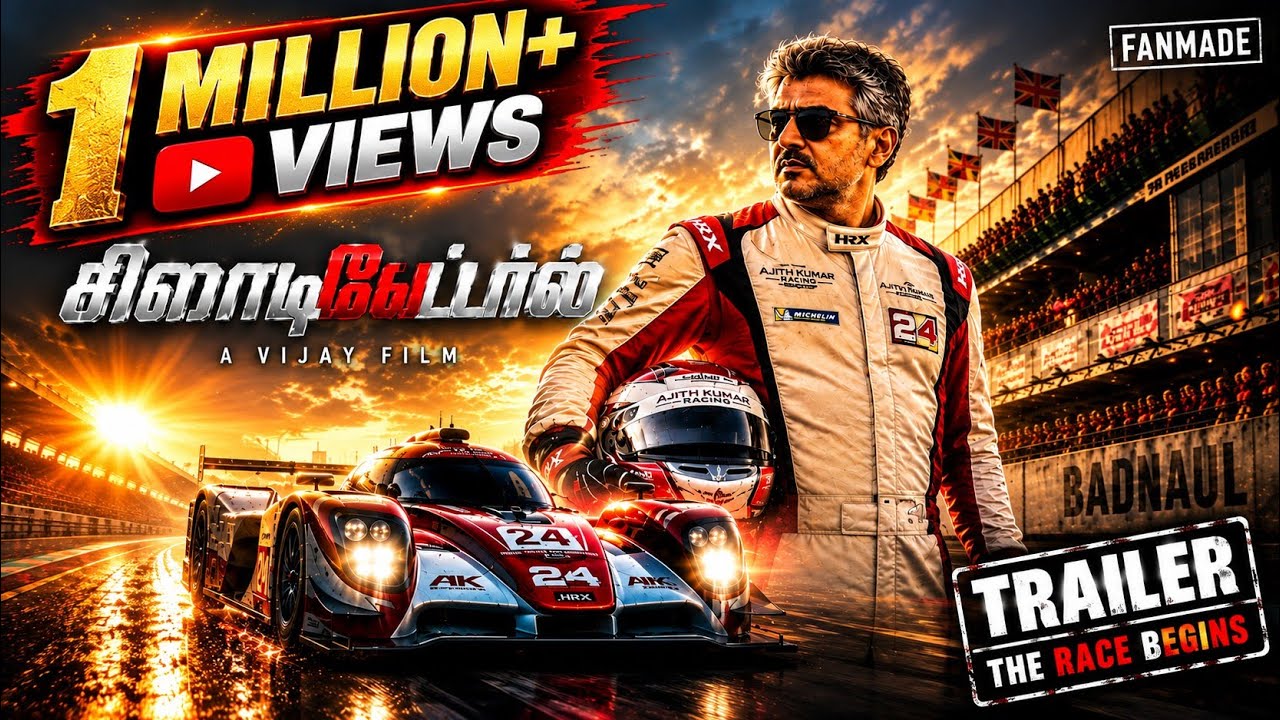 AK GLADIATORS TRAILER 🔥 | AK RACING 💥 | AJITH KUMAR GLADIATOR 💯 | THE RACE BEGINS 🏁