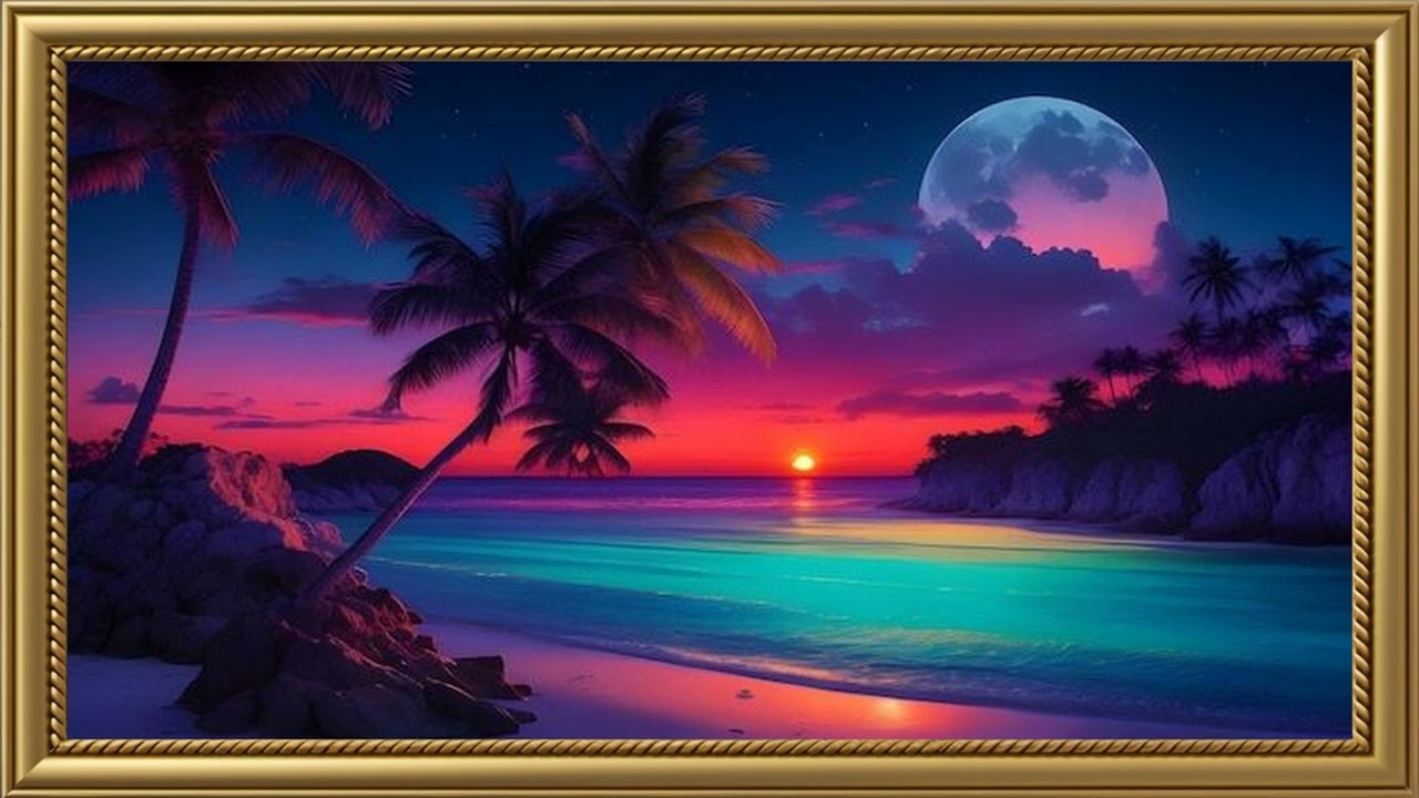 Sun set tv art show