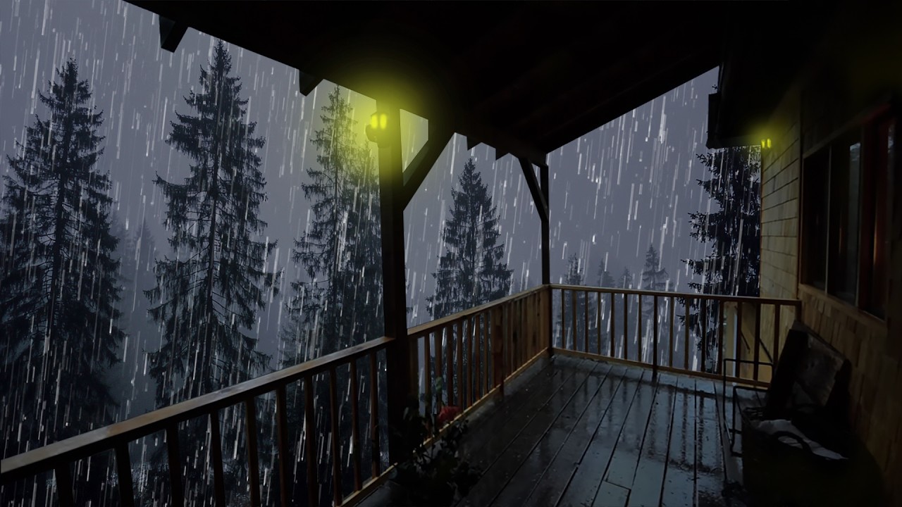 Lluvia Relajante Para Dormir - Sonido de Lluvia y Truenos - Rain Sound for Sleeping Relajante 224