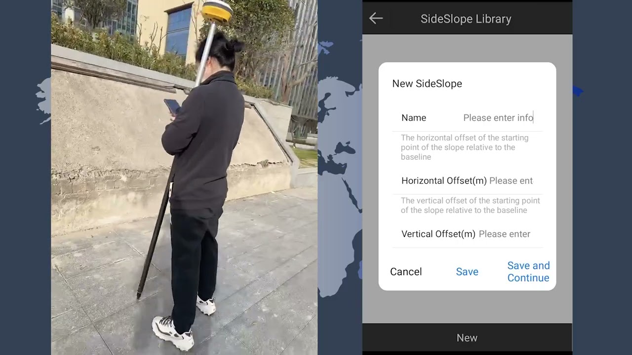 eSurvey Operating Video | Side Slope Stakeout