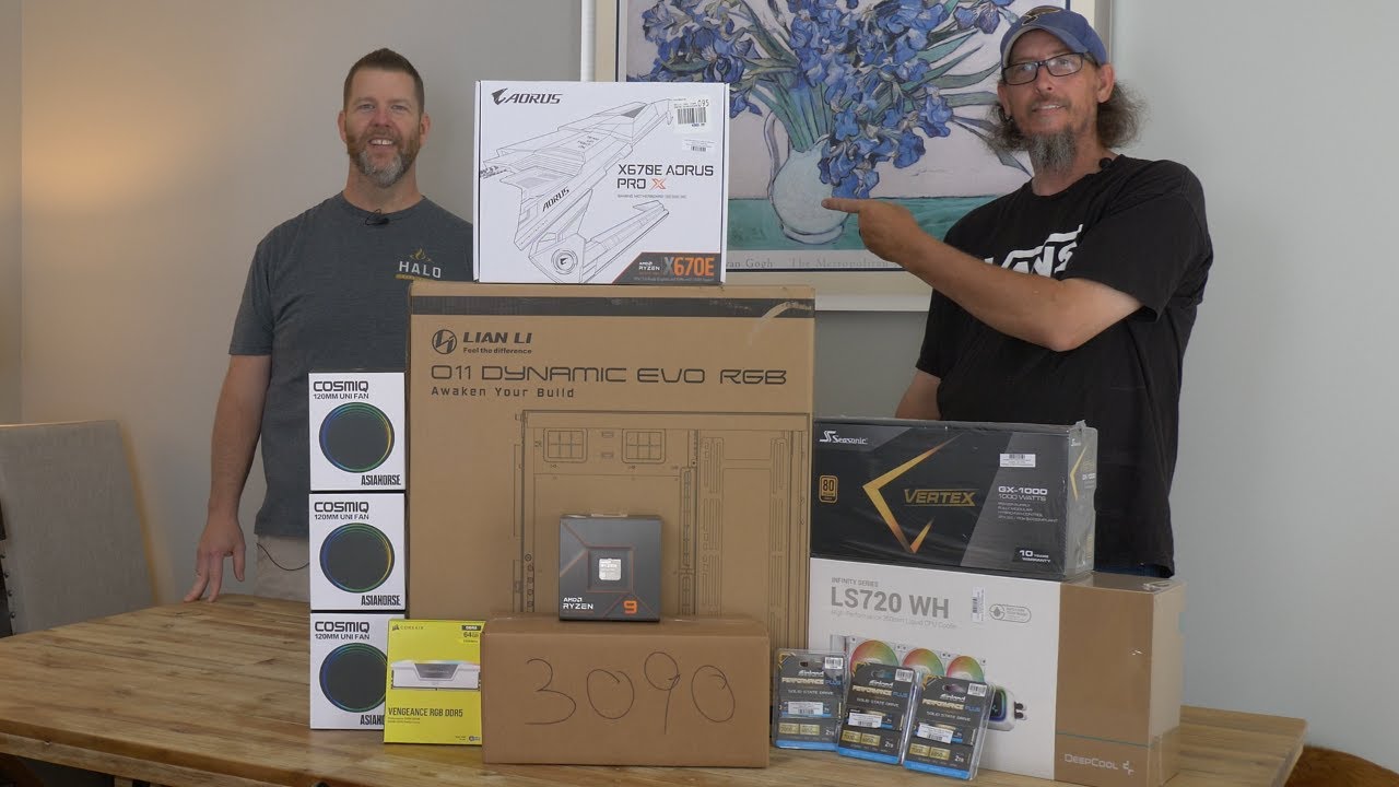 A Local YOUTUBER asked me to build him a computer. So I Did. 7900x and 3090