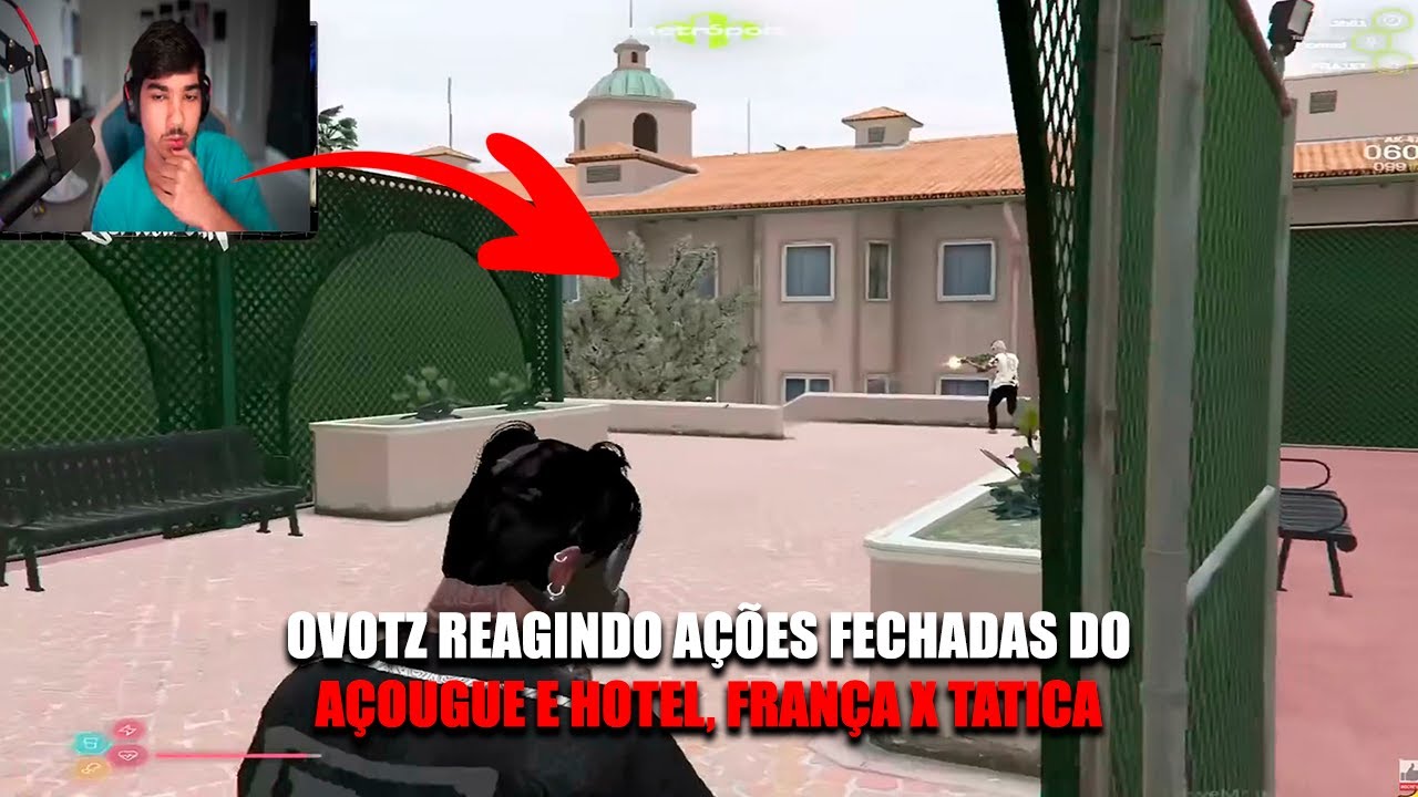 OVOTZ REAGINDO AÇÕES FECHADAS | AÇOUGUE E HOTEL | FRANÇA X TATICA