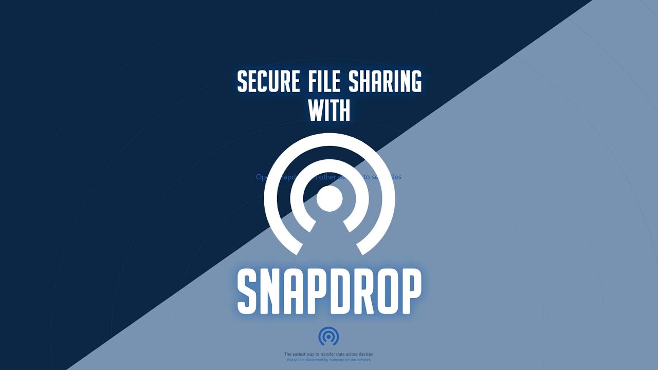 Secure File Sharing with SnapDrop in Docker