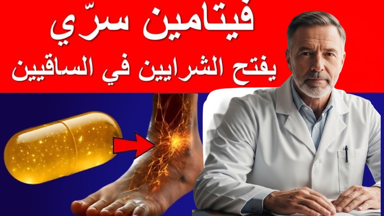 أقوى فيتامين لكبار السن: يُفتح الشرايين في الساقين، يُذيب الجلطات ويُنشط الدورة الدموية