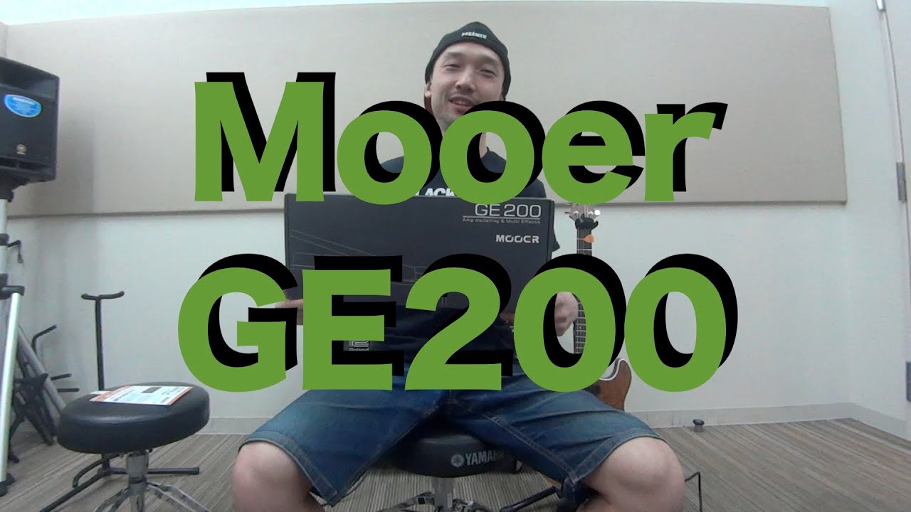 強力マルチエフェクターMooer「GE200」のご紹介！！※新発売のGE300ではございません。。。