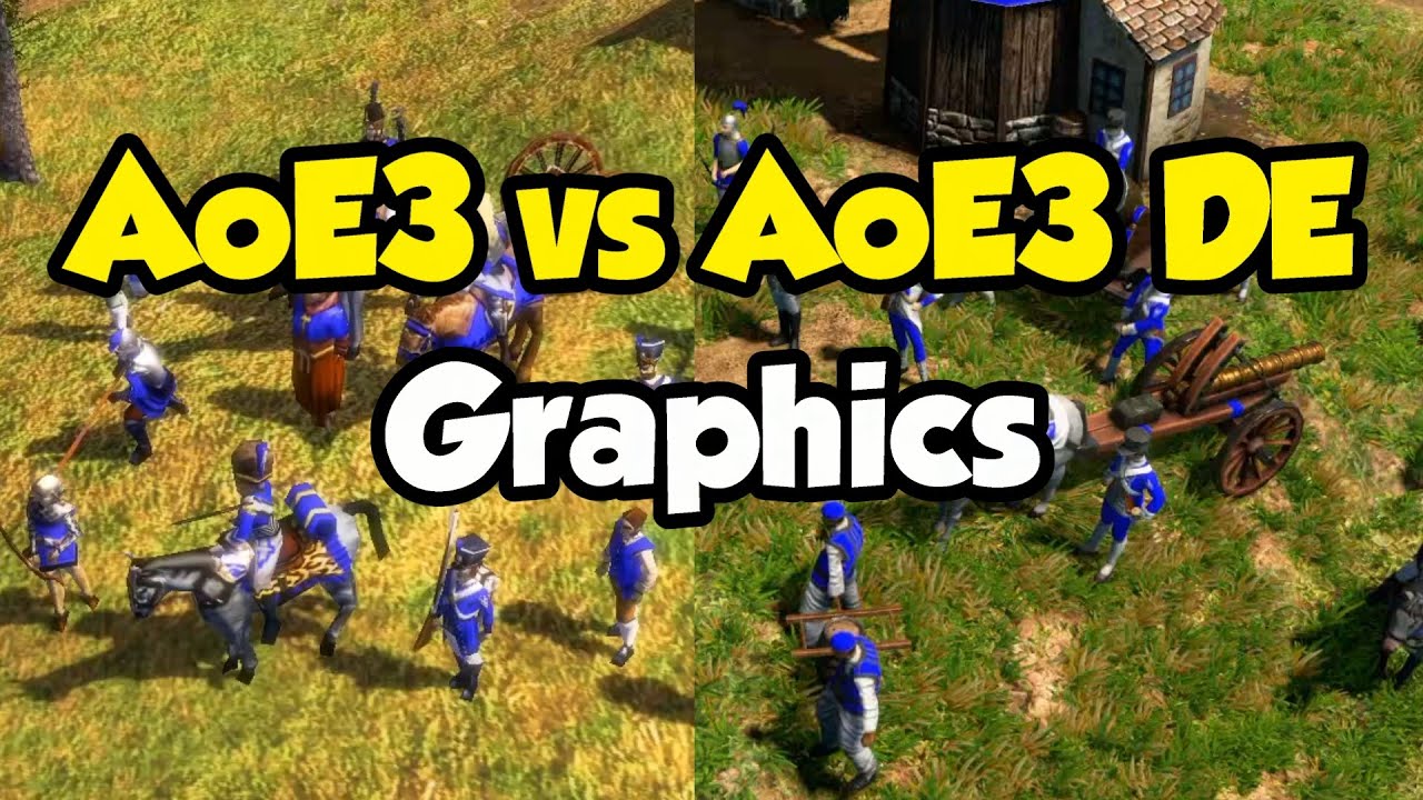 AoE3 vs AoE3 DE Graphics Comparison