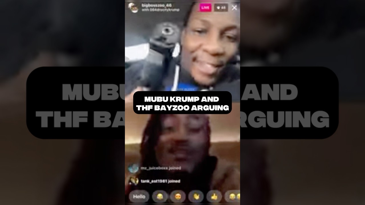Mubu Krump & THF Bayzoo Arguing #mubukrump #thfzoo #chicago #viralshorts