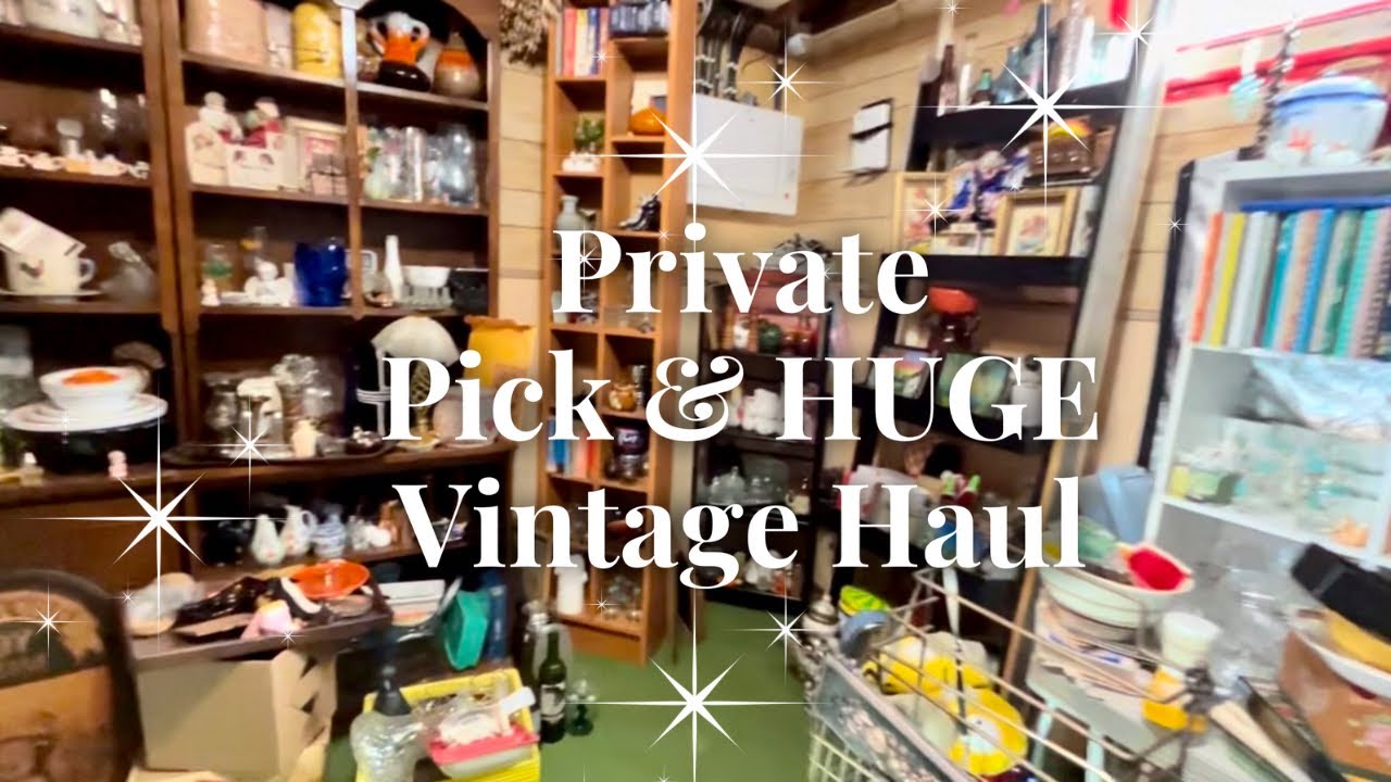 Pick With Me! Private Pick & HUGE Vintage Haul | Vintage Resale