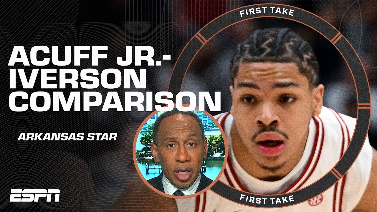 Darius Acuff Jr. reminds Stephen A. of Allen Iverson 👏 'SPECTACULAR, no doubt about it' | First Take