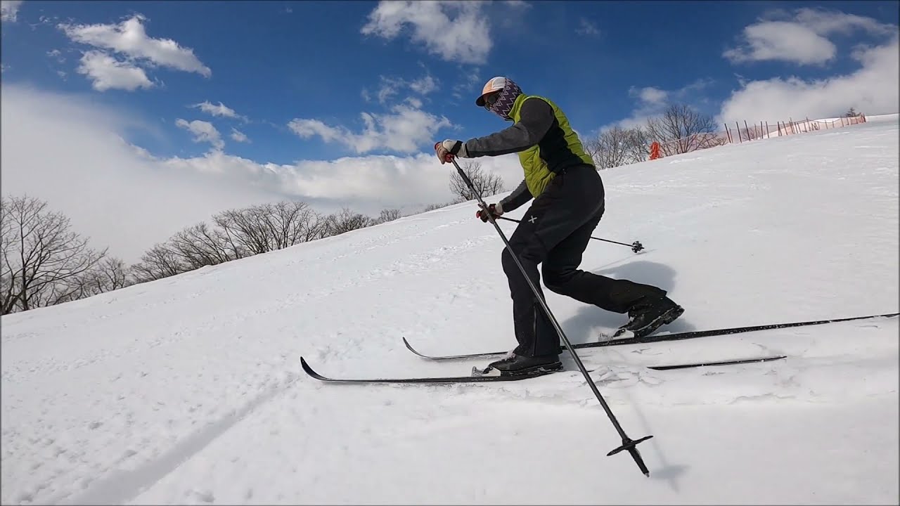 Caotic Cross-country-ski Downhill ( XCD ) techniques are too much fun !! telehiro,  Mar14,2022
