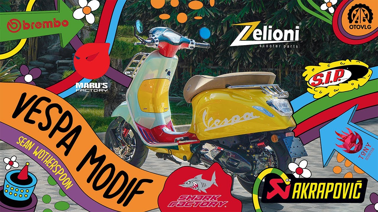 Review Vespa Primavera Sean Wotherspoon Full Modif !