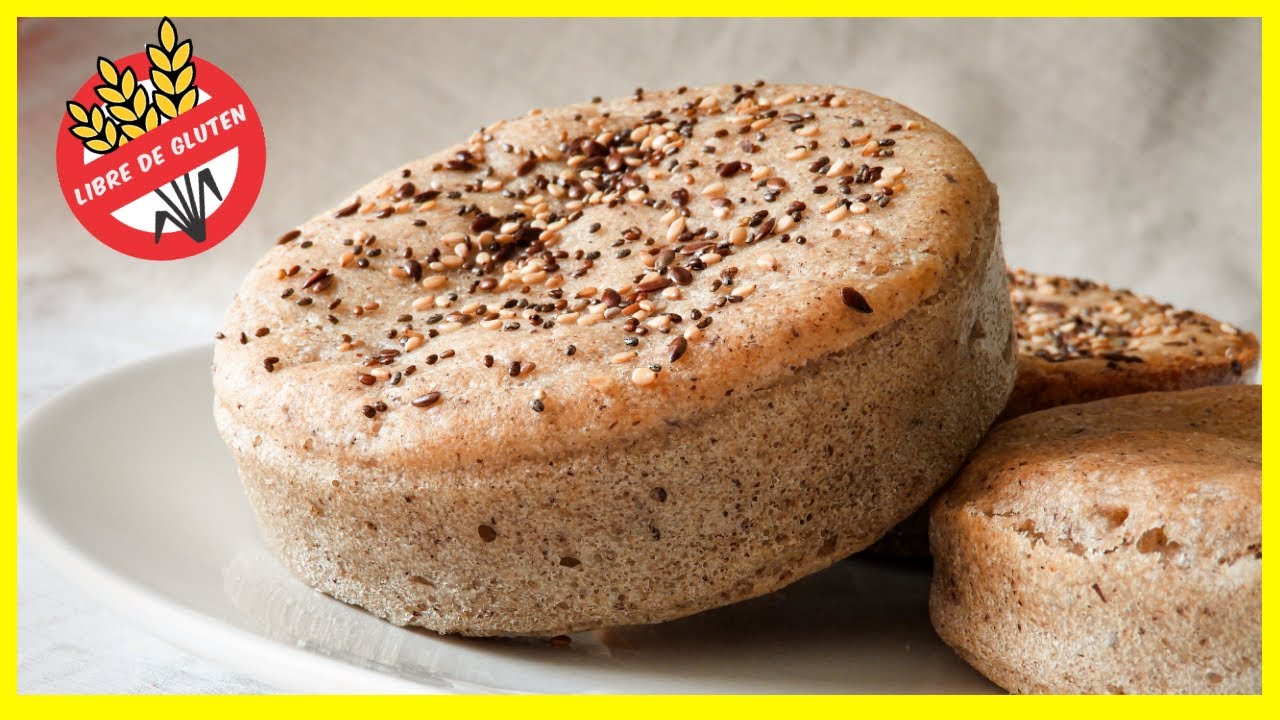 PAN DE HAMBURGUESA CASERO en 3 PASOS 🍔 (vegano y sin gluten)