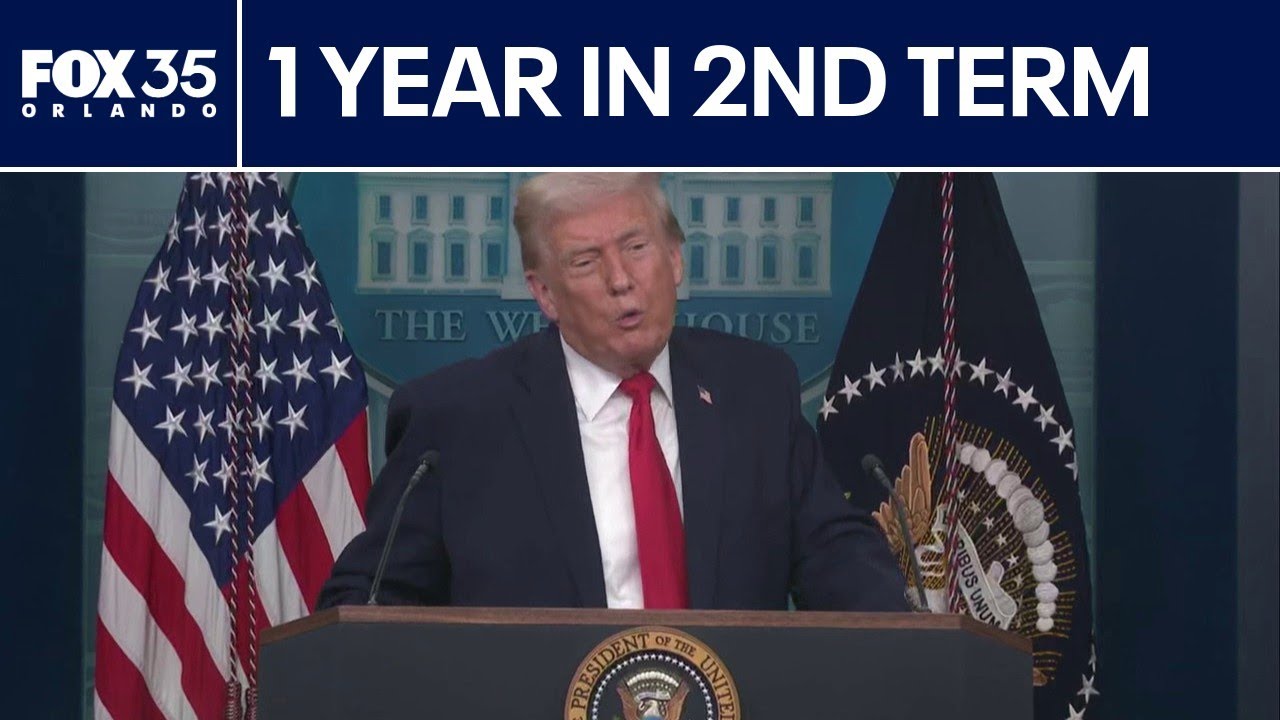 President Donald Trump: Reflecting on year one of his second term