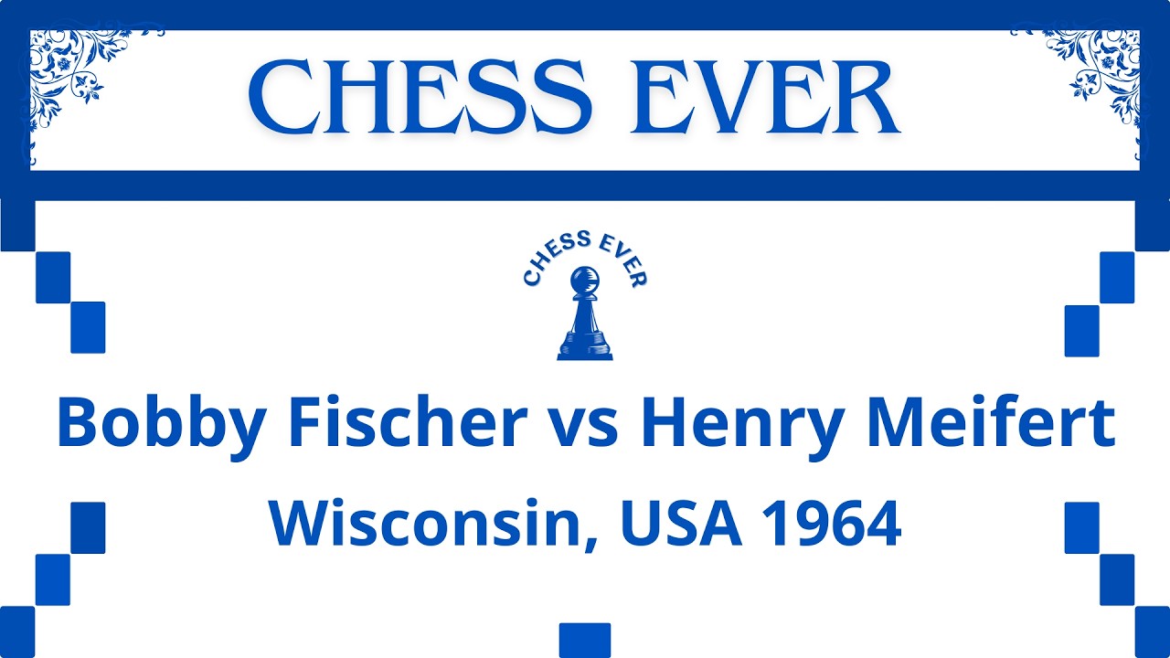 Bobby Fischer vs Henry Meifert. Wisconsin, USA 1964