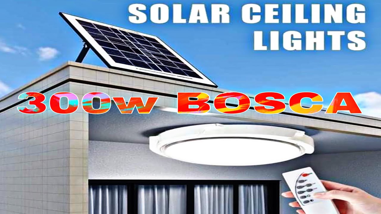 Bosca 300w Solar Ceiling Light's | UNBOXING |  TAGALOG