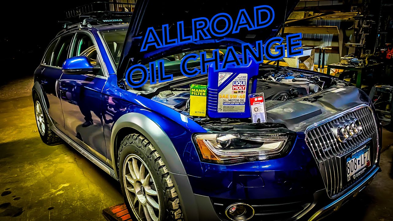 Oil Change on 2014 Audi Allroad