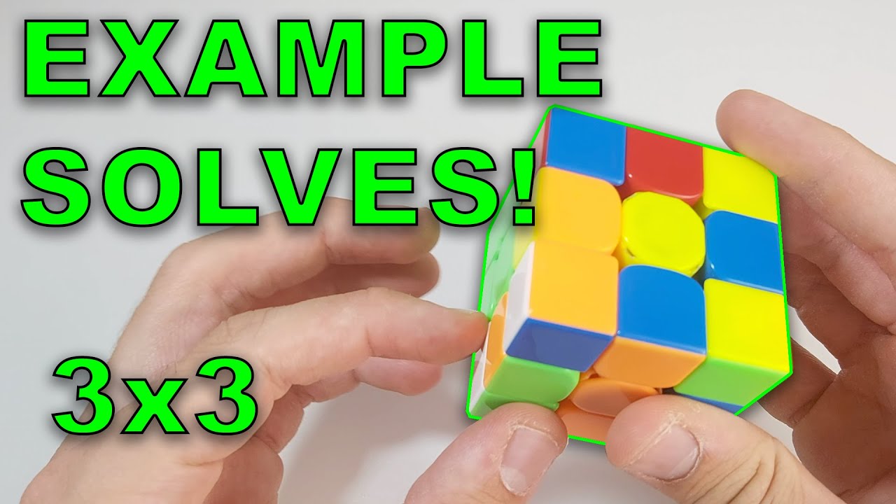 [EXAMPLE SOLVES] COME RISOLVO IL CUBO DI RUBIK 3x3!