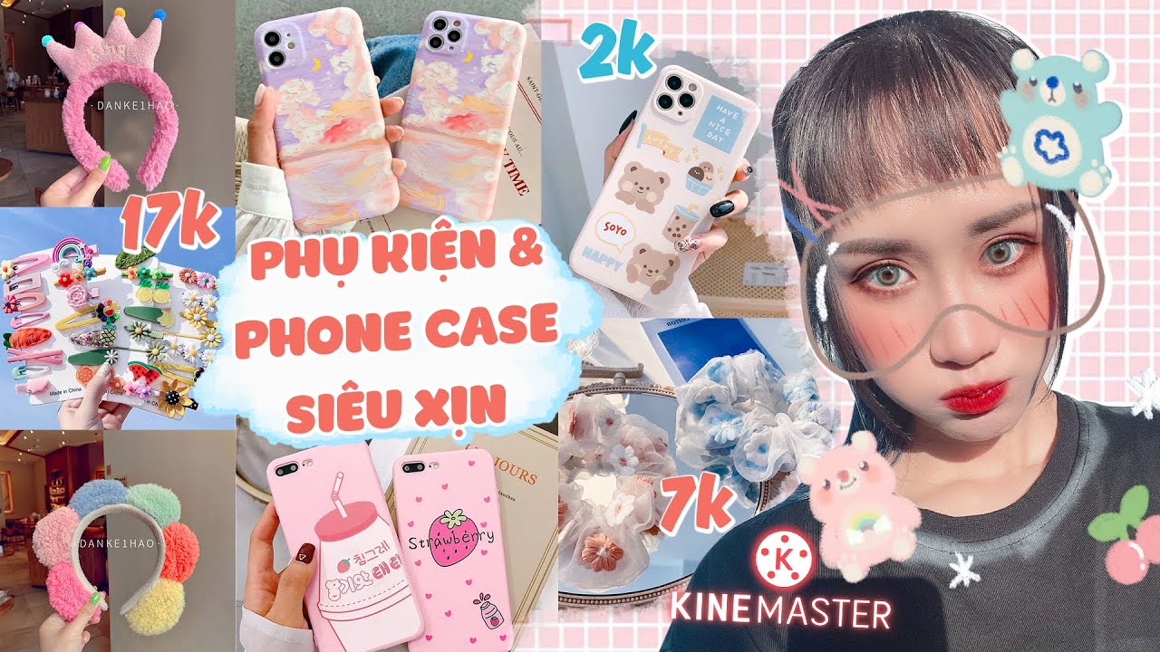 MUA THỬ ỐP ĐIỆN THOẠI SALE 2K? SCRUNCHIES 7K....HAUL PHỤ KIỆN RẺ + APP KineMaster | HƯƠNG WITCH