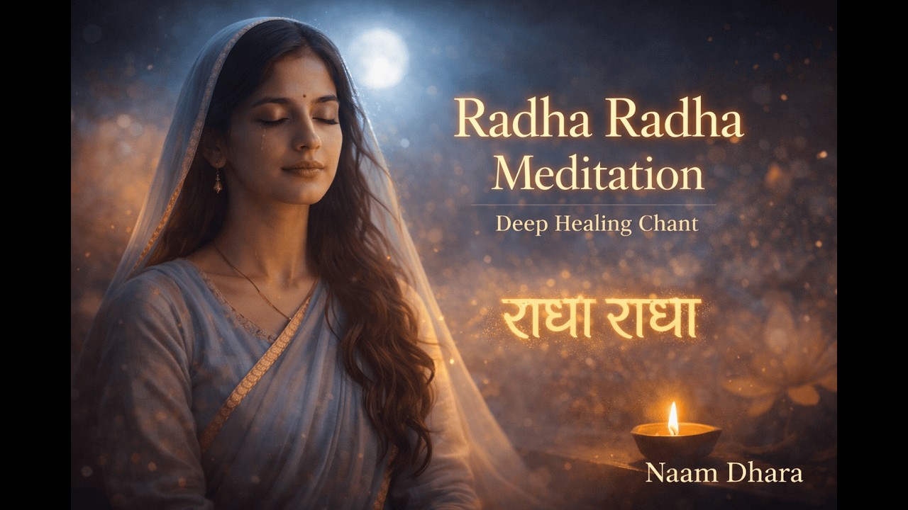Radha Radha Meditation 🙏 Deep Healing Chant | Radha Naam Meditation | Radha Rani Emotional Bhajan